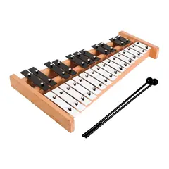 OFERTABKN - Xilofono 27 Notas Base Madera Y Metal Metalofono Educativo