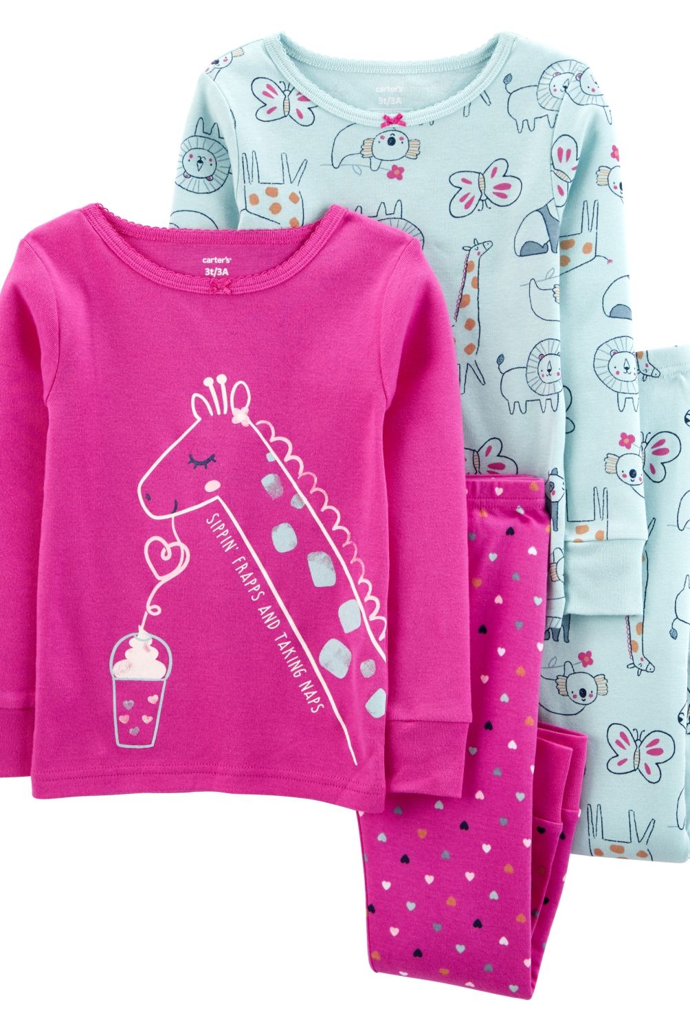 CARTER'S - Conjunto 4 Piezas Pijama Algodon   Niña