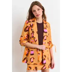 IO - Blazer Mujer Naranjo