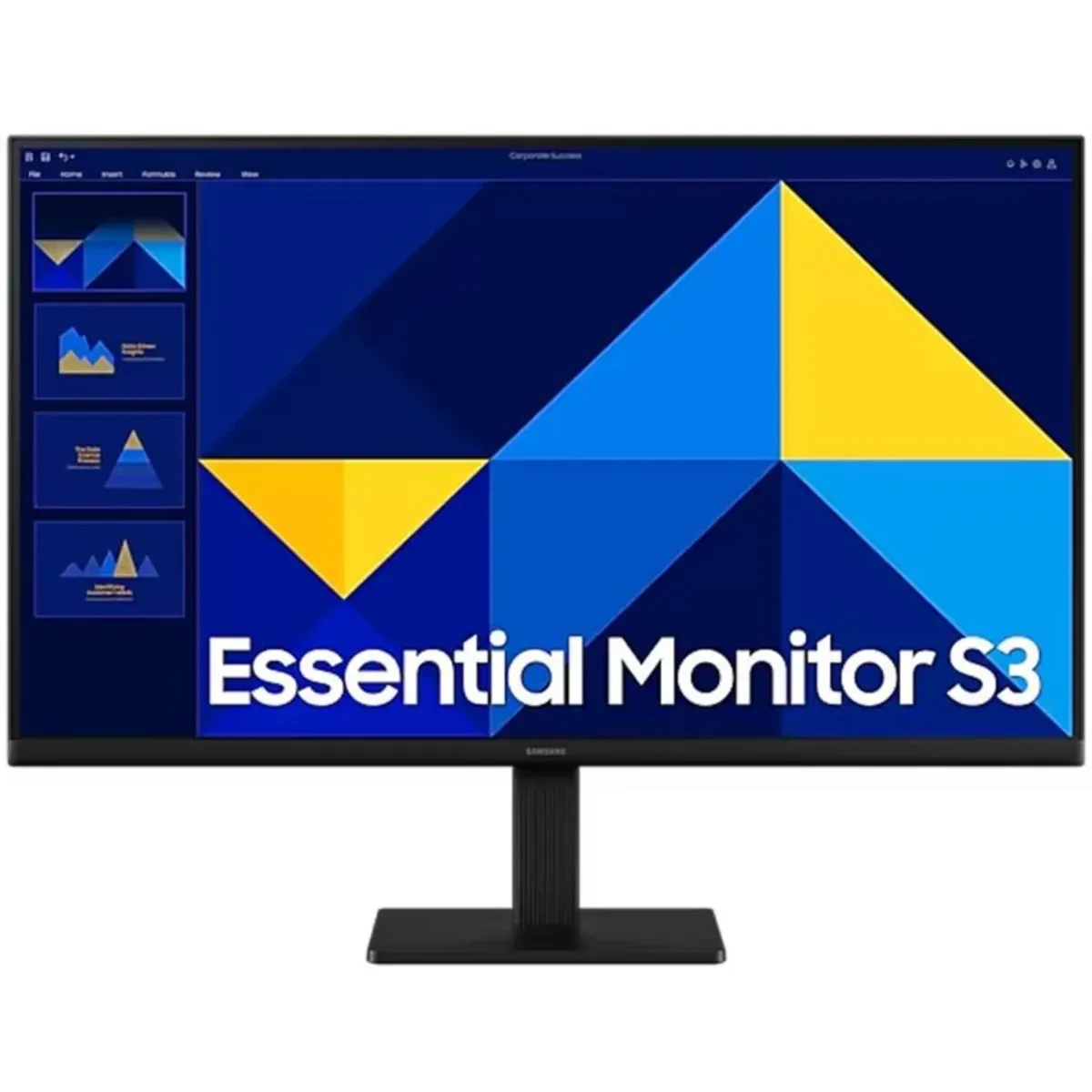 SAMSUNG - Monitor Samsung Essential S30GD de 27“ IPS, 100Hz, Full HD, HDMI+VGA, Vesa