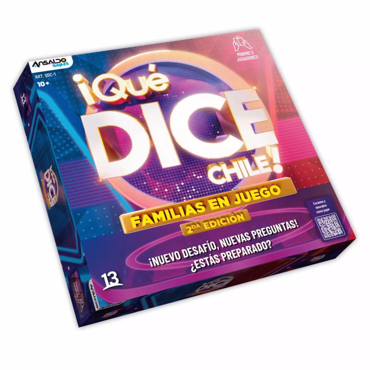 ANSALDO GAMES - Juego De Mesa Que Dice Chile Familias En Juego