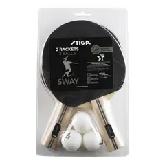 STIGA - SET PALETA TENIS DE MESA SWAY HOBBY