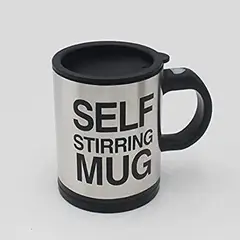 GENERICO - Tazón Self Stirring Mug Con Revolvedor Automático Eléctrico