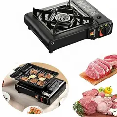 GENERICO - Cocina portátil de cassette Mini Camping exterior Horno de cocina a gas