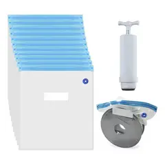GENERICO - Kit 10 Bolsa Reutilizable Filamento 3d Compresión Al Vacío