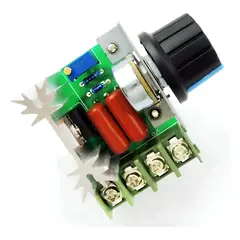GENERICO - Controlador De Velocidad Dimmer 2000w Verde Claro