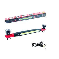 GENERICO - Linterna LED COB De Trabajo Tipo Barra Con Imanes Y Es Recargable.