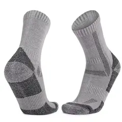 EINICIO - 1 Pares Calcetines De Lana Cálidos Y Suaves Talla 38-44-Gris