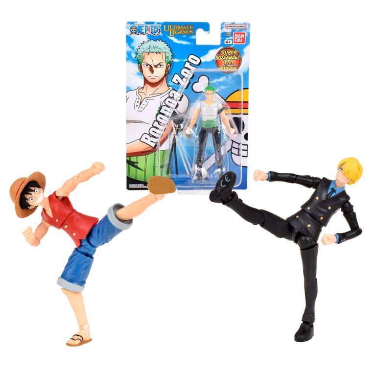 Zoro Roronoa - Figura One Piece 13cm Articulado