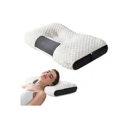 GENERICO - Pack x2 Almohada Ortopédica Cojín Cervical Terapéuticas