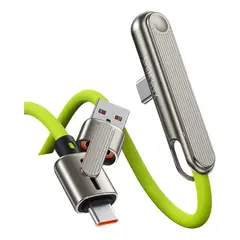 EZRA - Cable 3 en 1 Carga Rápida 100W 1.2m con Soporte