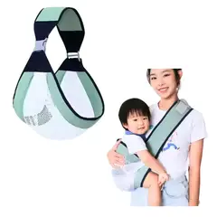 GENERICO - Porta Bebé Fular Canguro Ergonómico Flex Verde