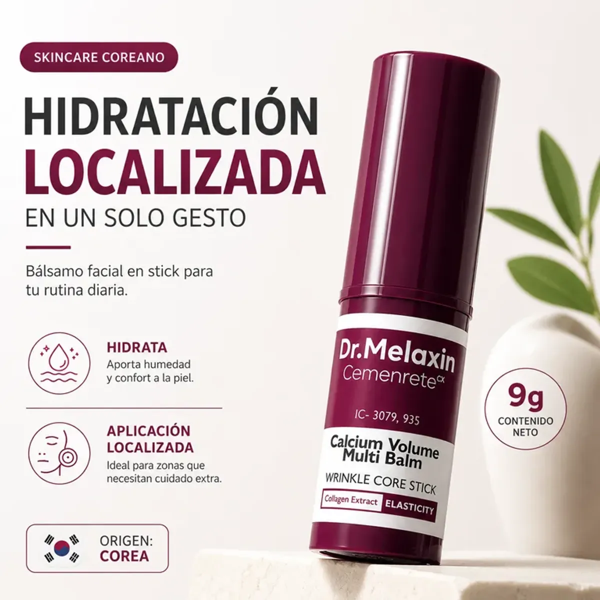 MOVI - Dr. Melaxin · Cemenrete Calcium Volume Multi Balm · bálsamo facial