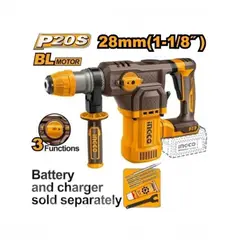 INGCO - Rotomartillo Inalambrico 4.5J SDS Plus 20v -Ingco No Incluye Bateri ni Cargador