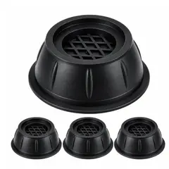 GENERICO - Pack 4 Soportes Antivibración para Lavadora Antideslizantes