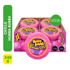 GENERICO - Rollo de Chicle Hubba Bubba Pack 6 Unidades 56,7 g Cd/u