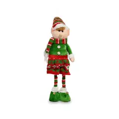 GENERICO - Duende Navideño De Pie 45cm Muñeco Decoración Navidad