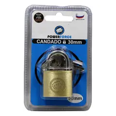 POWER FORCE - Candado de Bronce 30 mm