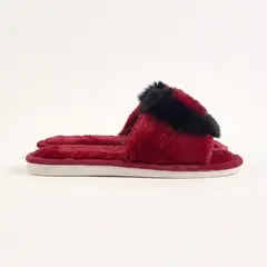 MD - Pantufla Slide Peluche Mujer Rosa con Orejas Verano