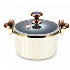 GENERICO - Olla de Micro Presión 10L 28cm Multifuncional con Tapa de Vidrio