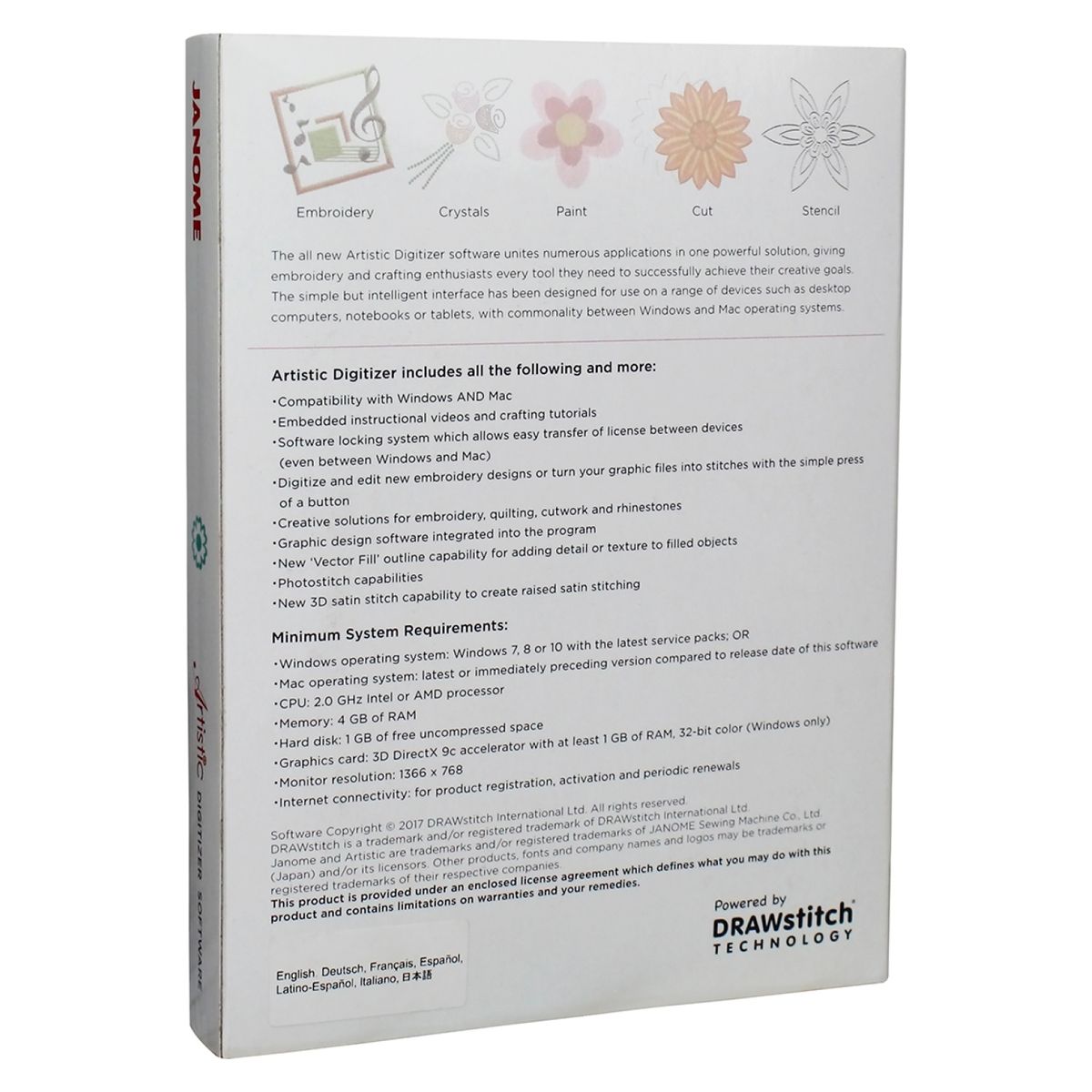 JANOME - Software Artistic Digitizer Full Janome