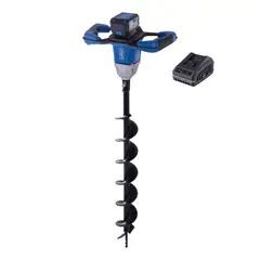 SCHEPPACH - Ahoyador Inalámbrico BC-EB100-X 20V con Batería 4Ah y Cargador