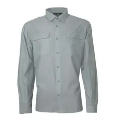 KANNU - CAMISA MANGA LARGA CON BOLSILLO DE TAPETA