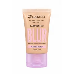 GENERICO - Base Líquida LuckyLily Bare With Me Blur 30 ml – Efecto Blur, Acabado Mate y Piel Uniforme