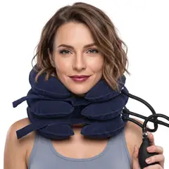 MOVI - Cojin Traccion Cervical Inflable Almohada Cuello Ortopedica