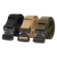 ATURE - Set De 3 Cinturones De Nylon Ajustable Para Hombre Multiusos