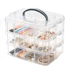 GENERICO - Caja Gavetero Maletin Organizador Joyas 18 Divisiones