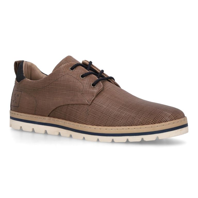 Zapatos Hombre Cuero Tossa Brandy