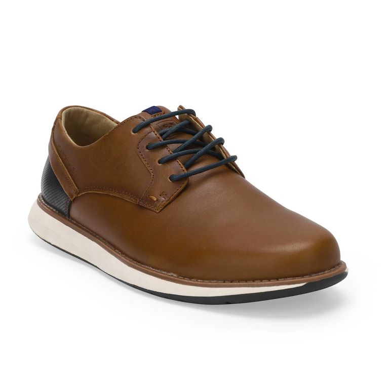 Zapatos Hombre Cuero Reston Brandy