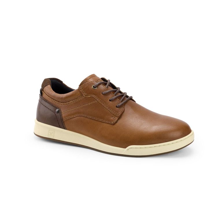 Zapatos Hombre Cuero Cram Brandy