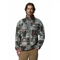 COLUMBIA - Polar Hombre Helvetia Snap Fleece Gris