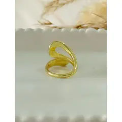 GENERAL - Anillo Josie asimetrico Ajustable Baño de Oro 18K