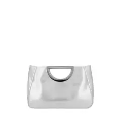 SECRET - Cartera de Fiesta Fete SC7 Mediana Plateada