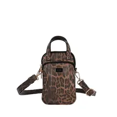 SECRET - Portacelular de Mujer Floriana SC7 Grande Leopardo