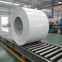 METALFER - Bobina de Acero Prepintado Blanco 0.5mmx1200x30 metros de largo.
