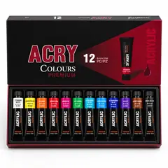 GIORGIONE - Pintura Acrílica 12 Colores 12ml Premium - PS