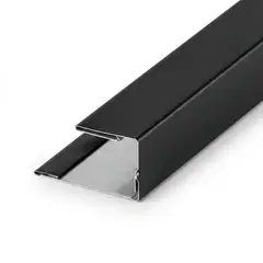 DOER - Perfil "J" Metal Siding 300cm, Negro Onix
