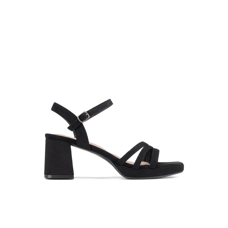 Sandalias Casual PU Textil Mujer Cuadrado YOU531B