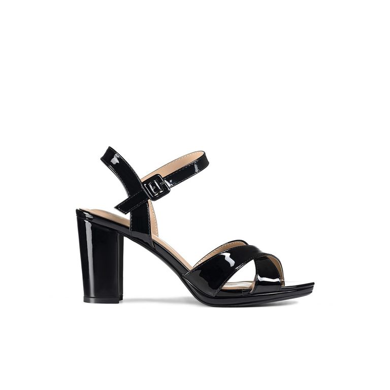 Sandalias Casual PU Acharolado Mujer Cuadrado YOU586
