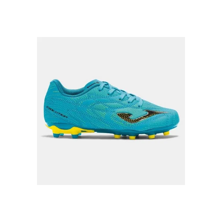Zapatillas Fútbol niños Evolution JR 2627 FG Turquesa