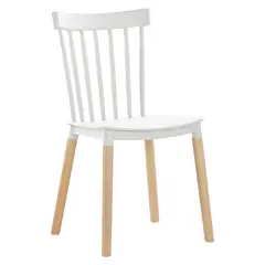 IDETEX - Pack 4 Sillas De Comedor Style White