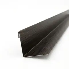 DOER - Perfil Esquinero Interior Metal Siding 300cm, Gris Rustic