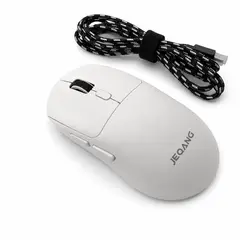 GENERICO - Mouse Inalámbrico Recargable Bluetooth 2.4G USB-C 3 Modos 6400 DPI 6 Botones Ergonómico