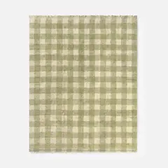 BABYROSEN - Alfombra Lavable Vichy Matcha