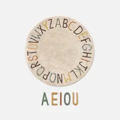 BABYROSEN - Alfombra ABC Colores y Letras