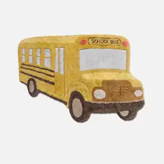 BABYROSEN - Alfombra Autobús Escolar